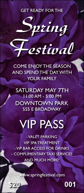 Spring VIP Pass Product Front