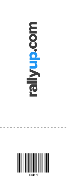 Book Fair Raffle Ticket Product Back