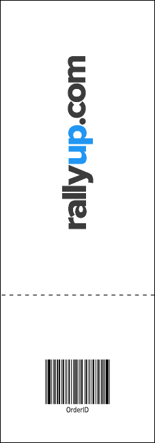 Softball Grass Event Ticket Product Back