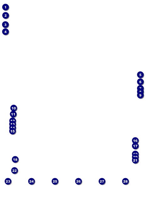 Bike A Palooza Logo Flyer Front Field Markers