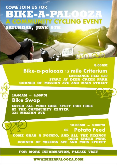 Bike A Palooza Postcard Product Front