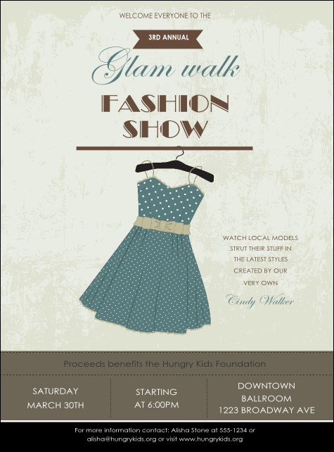 Dress Flyer Product Front
