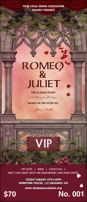 Romeo and Juliet VIP Pass