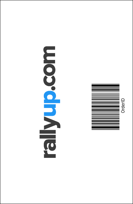 Golf Photo Drink Ticket Product Back