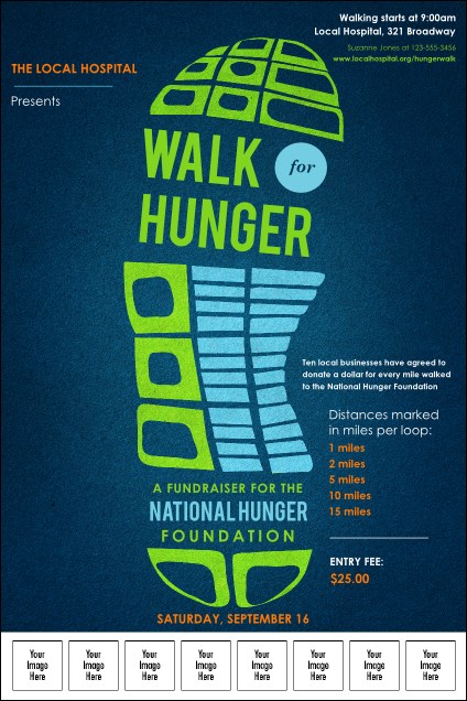 Walk Logo Poster Product Front
