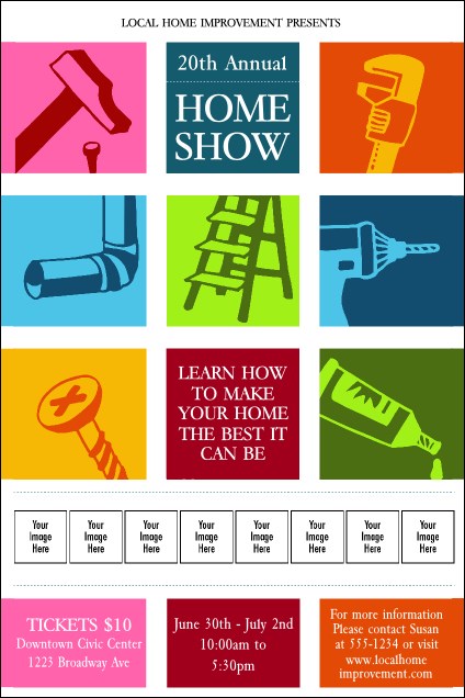 Home Show Logo Poster Product Front