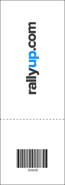 Dinosaur Raffle Ticket Product Back