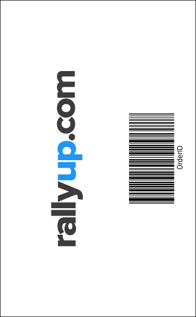 Gold Glitter Drink Ticket Product Back