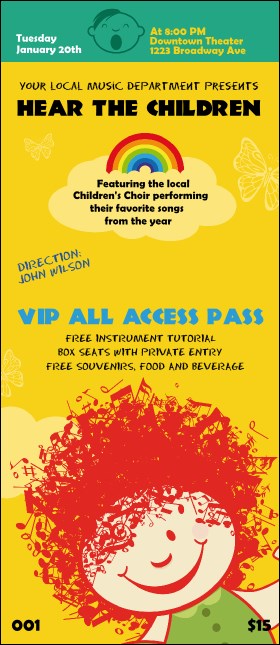 Children's Music VIP Pass Product Front