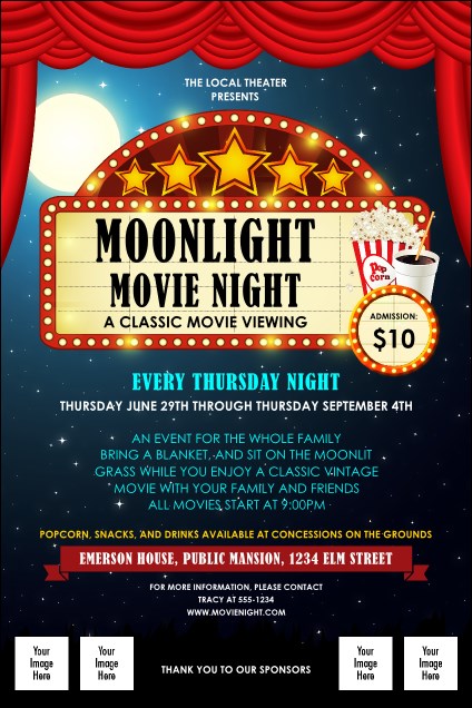Movie Night Poster Product Front