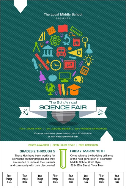 Science Fair Logo Poster Product Front