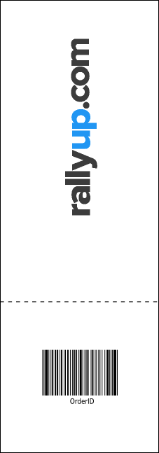 Alice in Wonderland Raffle Ticket Product Back