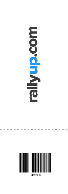 All Purpose Clouds Raffle Ticket Product Back