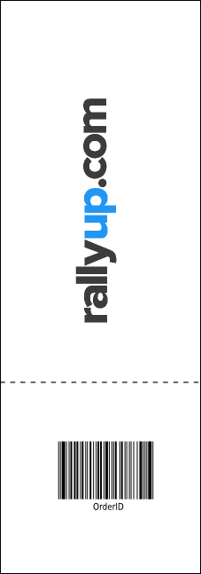 All Purpose Circle Raffle Ticket Product Back