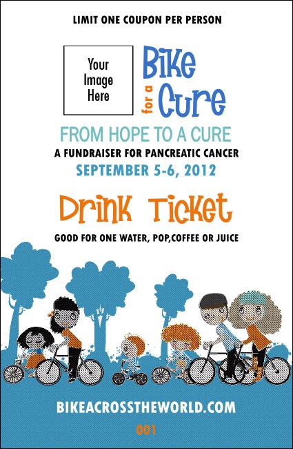 Bike for a Cause Drink Ticket Product Front