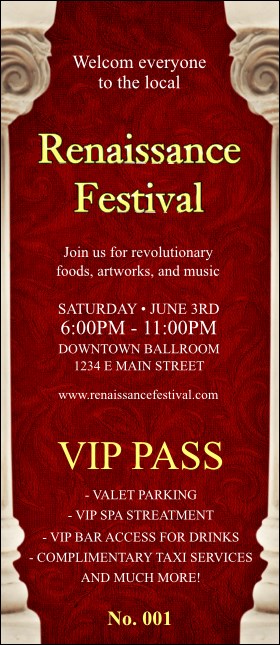 Renaissance VIP Pass