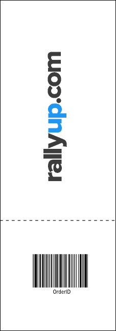 Ski Goggles Raffle Ticket Product Back