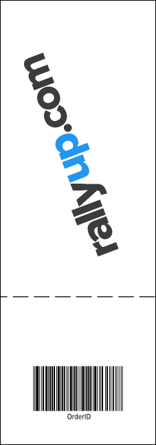 Skateboarding Event Ticket Product Back