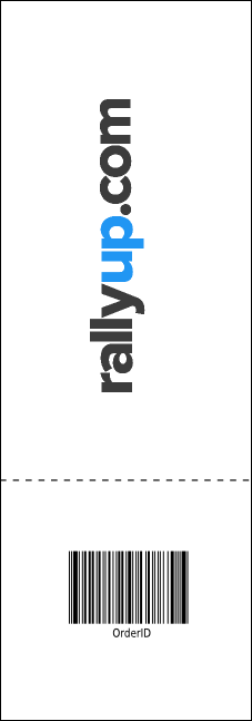 Skateboarding Raffle Ticket Product Back