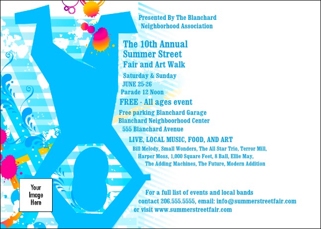 Street Fair Club Flyer