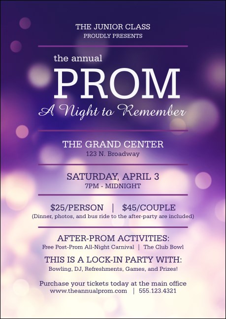 Abstract Lights Club Flyer