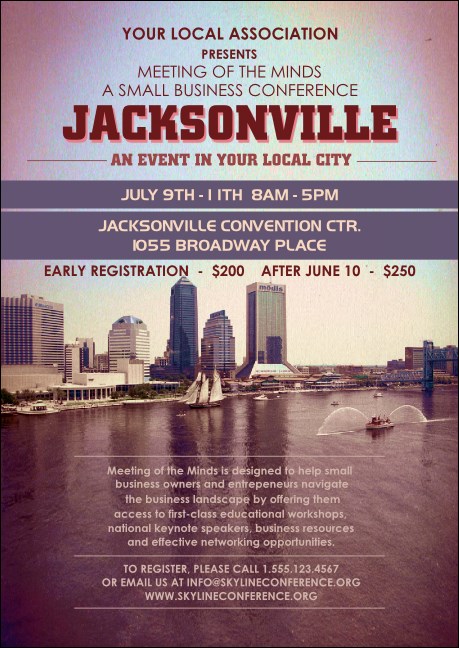 Jacksonville Club Flyer Product Front