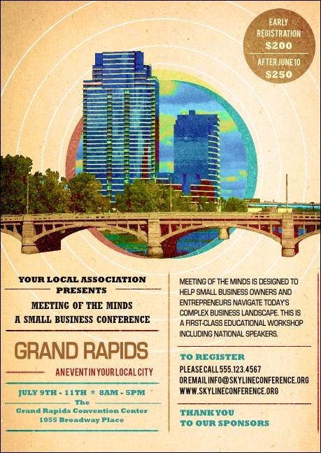 Grand Rapids Club Flyer Product Front