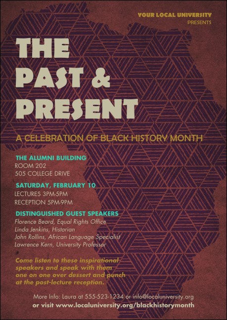 Africa Club Flyer Product Front