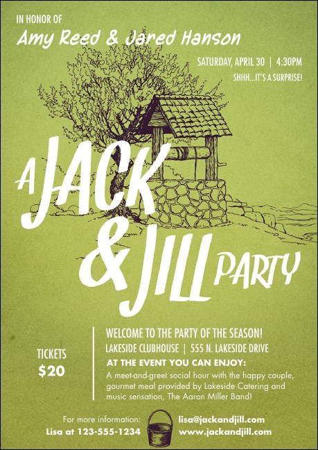 Jack and Jill Club Flyer Product Front