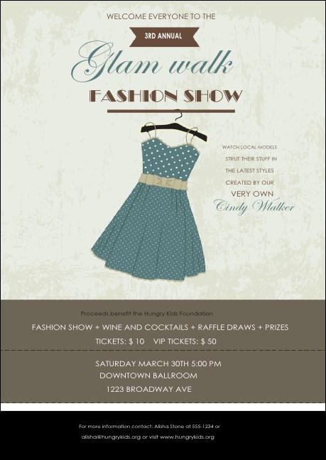 Dress Club Flyer Product Front